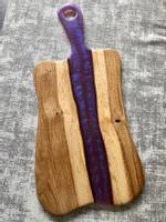 Purple Wood and Resin Charcuterie Board by Toms Wooddities Thumbnail
